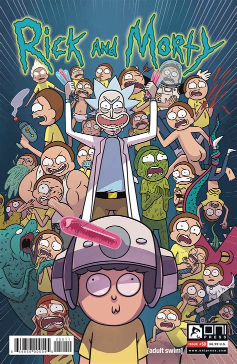 Comic Review Rick And Morty 50 Bubbleblabber