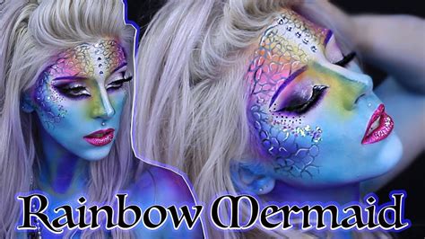 Rainbow Mermaid Makeup Tutorial Youtube