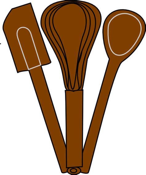 Brown Baking Utensils Clip Art At Vector Clip Art Online