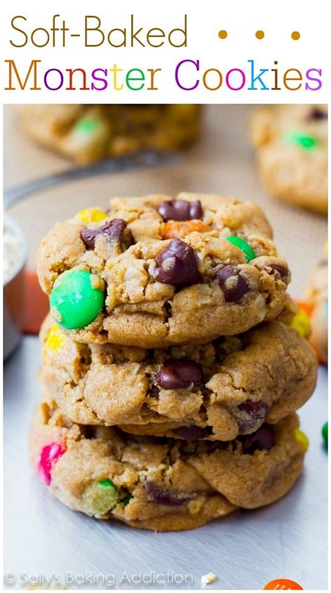When cookie monster realizes 15 ovens won't be efficient enough, he will switch to burning them in open pits so cookie monster would need ovens about the size of an apartment to get to six million. Soft-Baked Monster Cookies - Sallys Baking Addiction