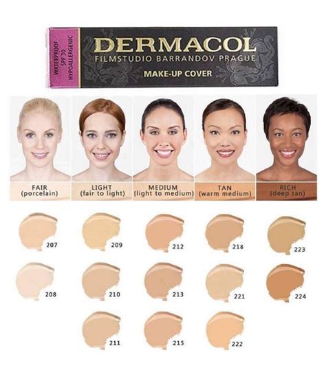 Dermacol Make Up Cover Foundation 30g Shade 210 Buy Dermacol Make Up