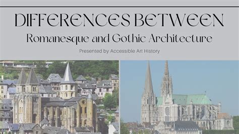 Differences Between Romanesque And Gothic Architecture Medieval Art