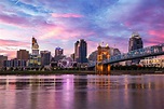 Cincinnati Skyline Photo cincinnati Sunset - Etsy