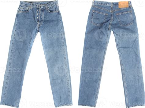 Jeans Front And Back Isolated 10135600 Png