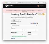 Pictures of Payment Details Spotify