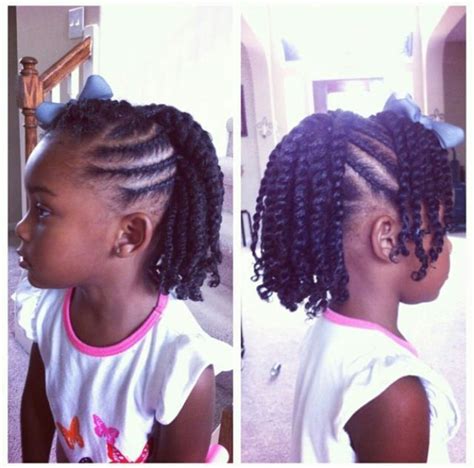 Pin By Knaturals On Girls Hair Natural Hairstyles For Kids Flat