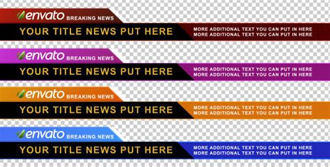 This free news website template equips you with the needed to set yourself up a page regardless of. After Effects Project - Lower Third Pack Psd