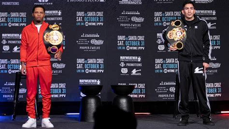 Check spelling or type a new query. Gervonta Davis vs. Leo Santa Cruz: Fight prediction, card, odds, preview, how to watch, start ...