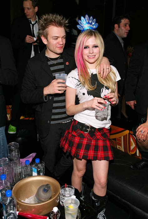 Avril Lavigne And Deryck Whibley At New Years Eve Prive Club Las Vegas Avril Lavigne Avril