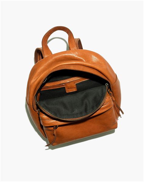 Madewell Leather The Lorimer Mini Backpack In Brown Lyst