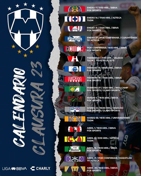 Conoce El Calendario Rayado Del Clausura Sitio Oficial Del Club