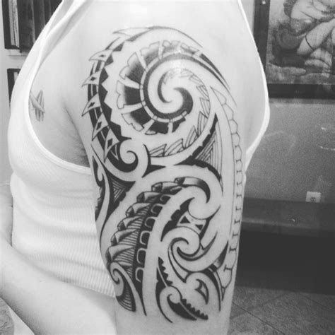 Polynesian Half Sleeve Tattooartist Tattoo Tattoocultur Flickr