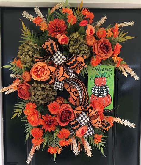 Designer Fall Wreath Grace Monroe Home