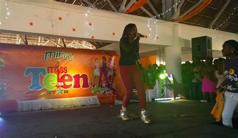 mun g stages powerful performance at mirinda miss teenz launch
