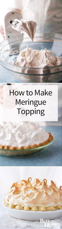 How To Make No Weep Meringue Meringue No Weep Meringue Recipe Lemon