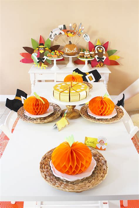 10 Fun Thanksgiving Ideas For Kids Michelles Party Plan It