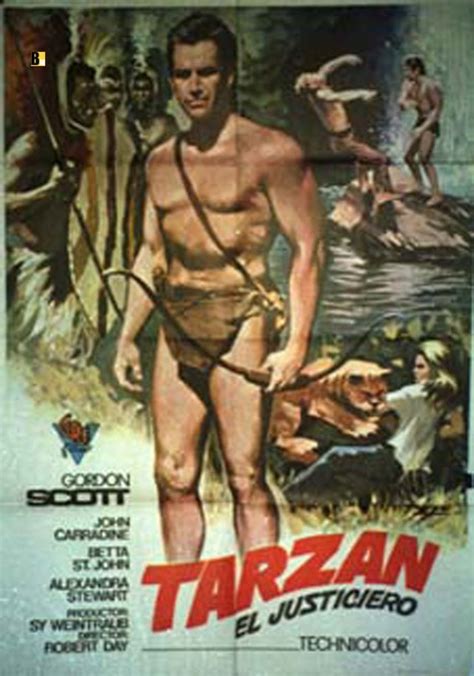 TARZAN EL JUSTICIERO MOVIE POSTER TARZAN THE MAGNIFICENT MOVIE POSTER