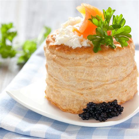 Recette Bouchées à la reine au saumon