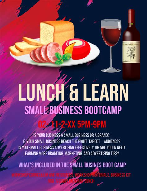 Lunch And Learn Invitation Sample Pdf Template