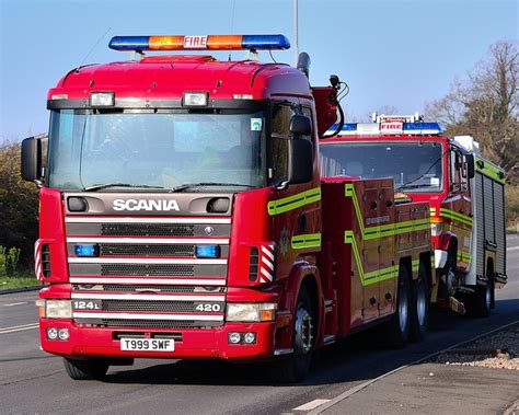South Wales Fire And Rescue Service Scania 420 Wrecker Fire Trucks