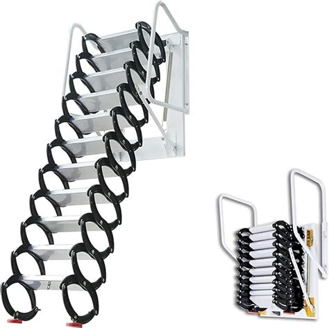 Intsupermai Attic Loft Ladder Stairs Loft Wall Folding Ladder With