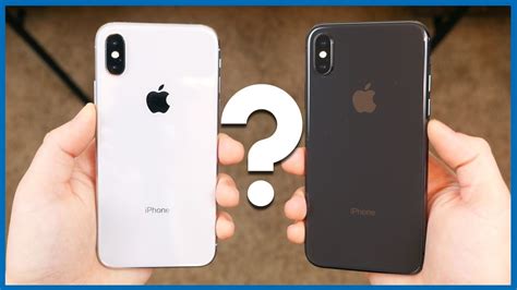 With last model, apple tried to make the. iPhone X Silver Vs. Space Grey - Which one do you choose ...