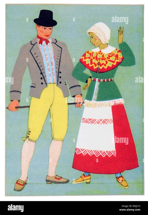 finlandia traje tradicional litografía de principios del siglo xx fotografía de stock alamy