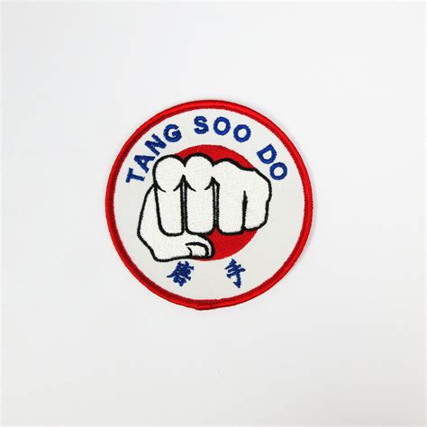 Tang Soo Do Fist Patch Embroidery Style Cotton Wing Lam Enterprises