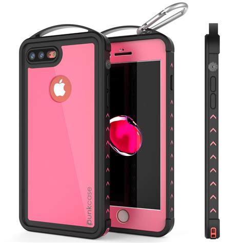 Iphone 8 Plus Waterproof Case Punkcase Alpine Series Pink Heavy D