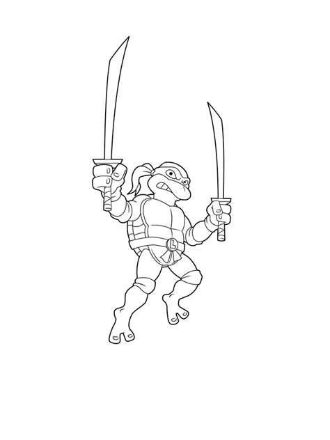Free Leonardo ninja turtles coloring pages. Download and print Leonardo coloring pages