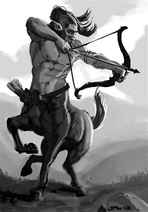 Centaur Archer Dungeons And Dragons Bestiary By Zelldweller On Deviantart