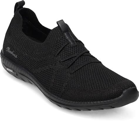 Skechers Womens Arch Fit Flex Sneaker Black Size Uk Shoes And Bags