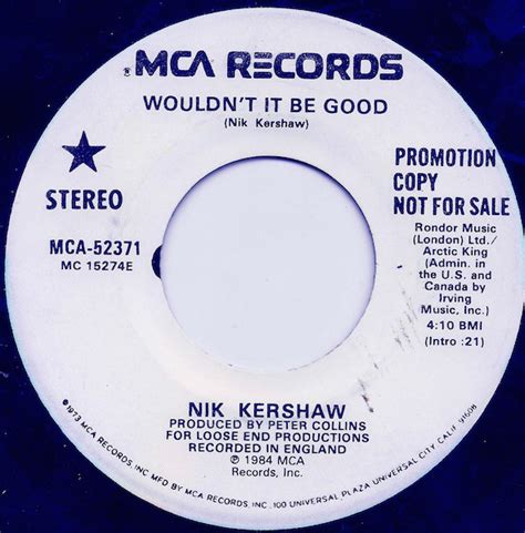 Nik Kershaw Wouldnt It Be Good 1984 Vinyl Discogs