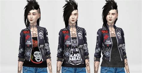 My Sims 4 Blog Rock Jackets With T Shirts For Females By Mountaintopsims