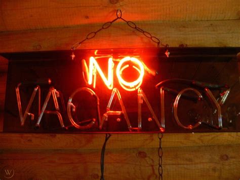 Vintage Neon Vacancyno Vacancy Sign 1737912360
