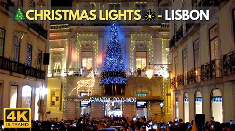 🎄lisbons First Christmas Lights On 🎇 Armazéns Do Chiado Lisbon
