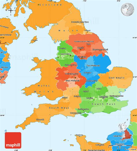England Map England Map Cities Europe Maps Map Pictures A Large