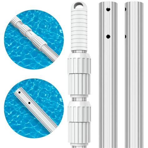 Hot Swimming Pool Pole Professional 165 Foot Aluminum Telescopic Pole 130mm Ebay In 2022