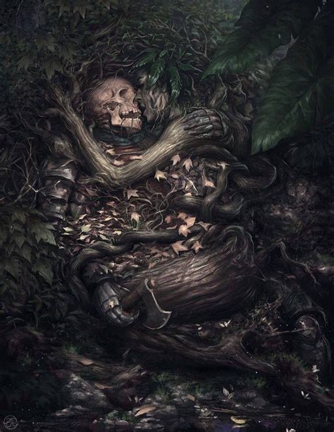 Mother Nature Taking Over Horror Art Dark Fantasy Art Fantasy Artwork