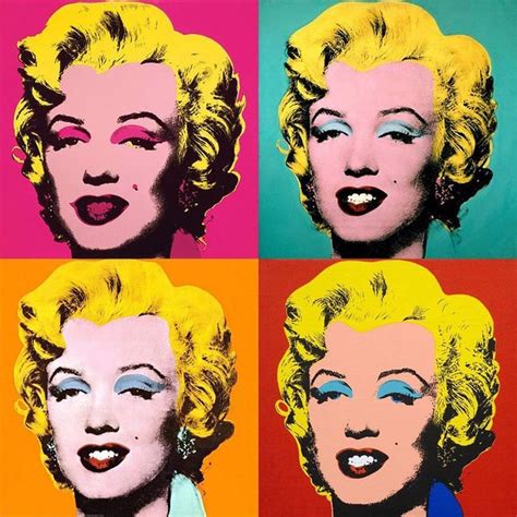 Famous Marilyn Monroe Andy Warhol Canvas Print Wall Pictures Etsy