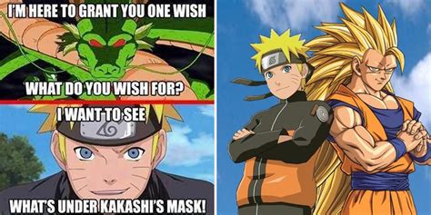 And tbh, we all tried to get angry before to be a super saiyan. Ka-meme-ha-me-ha: 22 Hilarious Dragon Ball Vs Naruto Memes