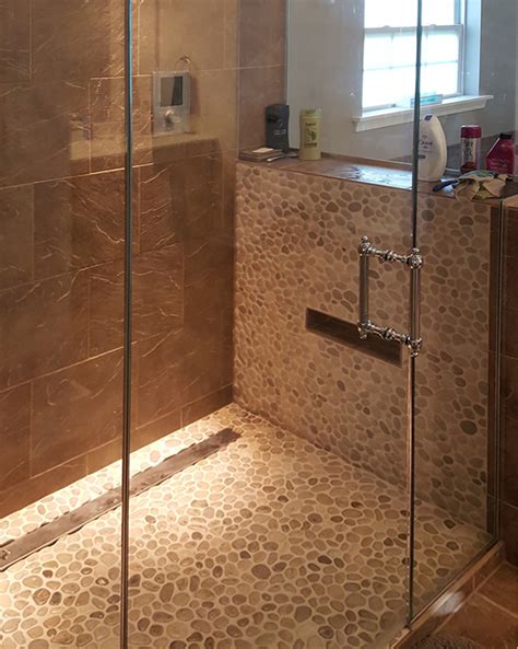 Brown Shower Tile Decorating With Brown And Gray A Pairing That May