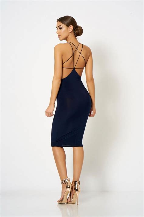 Strappy Back Dress By Club L Dresses Clothing Topshop Top
