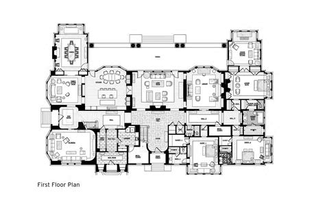 Mansion Floor Plan Floor Plans Luxury House Plans