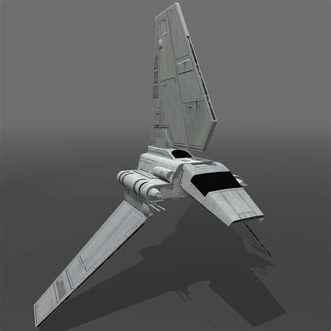 Game Ready Star Wars Imperial Shuttle 3d Model Minor Harmony