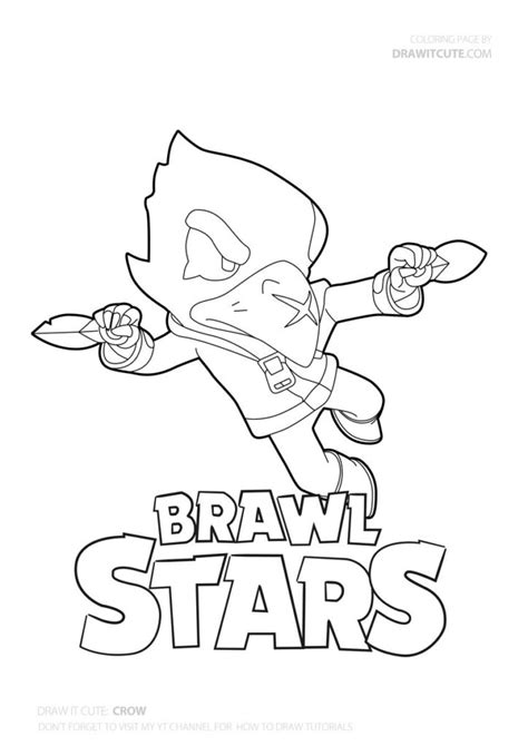 Kolorowanki brawl stars squeak : Coloring Pages Kolorowanki Brawl Stars Kruk - Coloring and Drawing