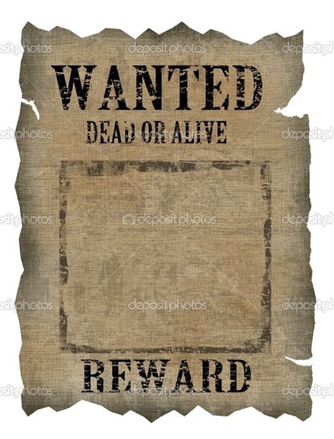 Old West Wanted Posters Printable