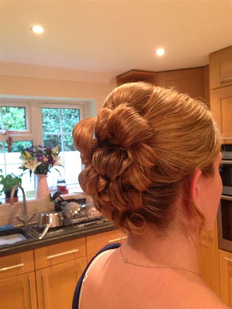 Barrel Curl Updo Bridal Barrel Curls Bridal Updo Bridesmaid Hair