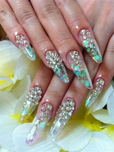 Clear Nails With Designs Nail Designs Hair Styles Tattoos And