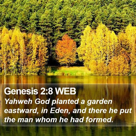 Genesis 28 Web Yahweh God Planted A Garden Eastward In Eden